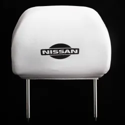 Чохли на підголівники білі Nissan