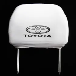 Чохли на підголівники білі Toyota