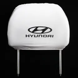 Чохли на підголівники білі Hyundai