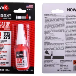 Фіксатор різьбових з'єднань "Nowax" 10г червоний