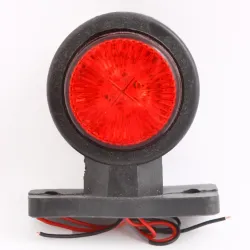Ліхтар габаритний бічний прямий 8см LED червоний/білий