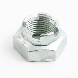 Гайка M18*1.5 осі нижнього важеля 21214 корончата "БелЗАН", 21214-2904124