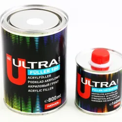 Грунт акриловий 5+1 "Novol" Ultra Line 100 білий 0.8л + затверджувач 0.16л