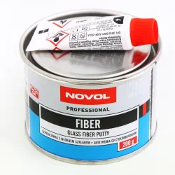 Шпаклівка зі скловолокном "Novol" Fiber 0.20кг + затверджувач 0.008кг