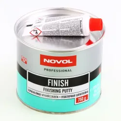Шпатлівка оздоблювальна "Novol" Finish 0.75кг + затверджувач 0.02кг