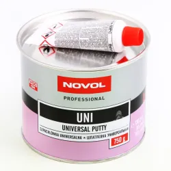 Шпатлівка універсальна "Novol" Uni 0.75кг + затверджувач 0.02кг