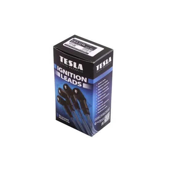 Провода свічкові ГАЗ-3302 (405/406/409 двигун) з наконечниками "Tesla" Silicone Premium, 406-3707080