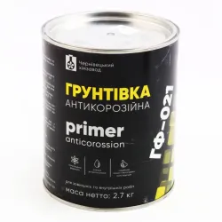 Грунт антикорозійний "ХімЗавод" червоно-коричневий 2.7кг