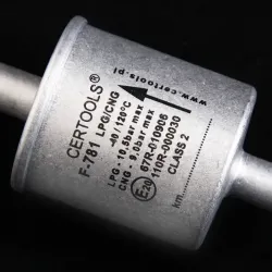 Фільтр ГБО парової фази 12/12мм "Certools" метал. булпрен