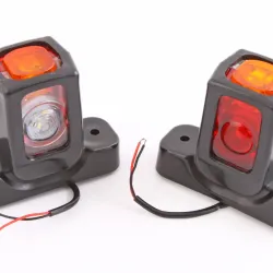 Ліхтар габаритний бічний прямий 8см LED червоний/білий/оранж. "Auto light"
