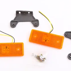 Ліхтар габаритний 110*43*18мм 6-SMD з кроншт. оранж. "Auto light"