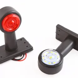 Ліхтар габаритний бічний прямий 12см LED червоний/білий "Auto light"
