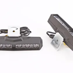 Фара денного світла 50*35*60мм 10Вт "Blaskar" 6 LED/1000лм/6000К + стробоскоп (2 шт.)