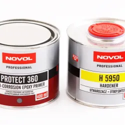 Грунт епоксидний 4+1 "Novol" Protect 360 сірий 0.4л + затверджувач H5950 0.4л