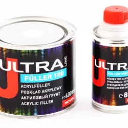 Грунт акриловий 5+1 "Novol" Ultra Line 100 білий 0.4л + затверджувач 0.08л