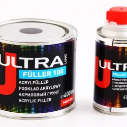 Грунт акриловий 5+1 "Novol" Ultra Line 100 чорний 0.4л + затверджувач 0.08л