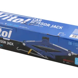 Домкрат ромб 2.0 т 120-390мм "Vitol" (з гумкою)