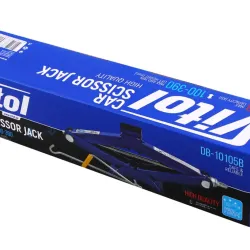 Домкрат ромб 1.5 т 100-390мм "Vitol" (з гумкою)