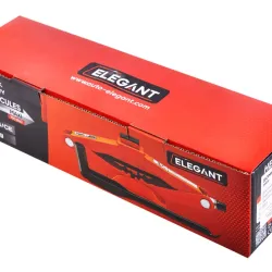 Домкрат ромб 2.0 т 120-413мм "Elegant" (з гумкою, посил. ручка)