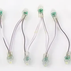 Підсвітка діодна 12В 1-smd скло "LED" біла *Blackout*