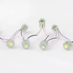 Підсвітка діодна 12В 1-smd скло "LED" біла *Blackout*