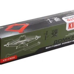 Домкрат ромб 1.5 т 110-390мм "King Std" (з гумкою)