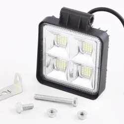 Фара денного світла 107*126*38мм 96Вт 64 LED/5000К (широкий дальній)
