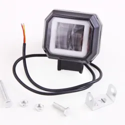 Фара денного світла 74*83*55мм 20Вт 2 Cree 10W/6000К + DRL