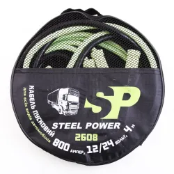 Дроти прикурювач 800А 4.0м "Steel Power" сумка