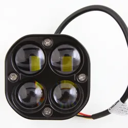 Фара денного світла 77*77*68мм 30Вт 2 LED1860 + 2 Cree 5W/6000К ближній/дальній