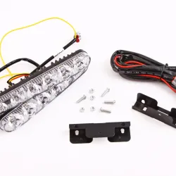 Фара денного світла DRL 170*23*35мм 6 діодів з поворотом (2 шт.)