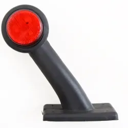 Ліхтар габаритний бічний косий 15см LED червоний/білий
