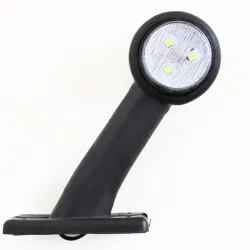 Ліхтар габаритний бічний косий 15см LED червоний/білий