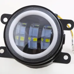 Фара протитуманна діодна 90мм (3.5") + DRL 3 LED1860 15W/5000K