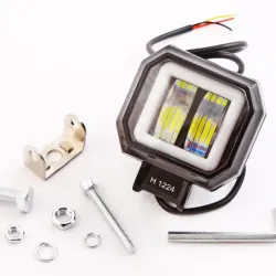 Фара денного світла 74*83*55мм 20Вт "LED" 2 LED + DRL