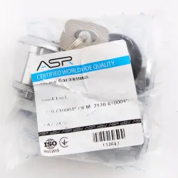 Замок багажника 2170 з циліндрами хром. "ASR"