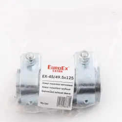Хомут глушника Іном. трубний 45-49.5*125мм "EuroEx"