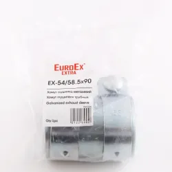 Хомут глушника Іном. трубний 54-58.5* 90мм "EuroEx"