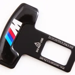 Застібка ременя безпеки заглушка метал. чорна BMW M