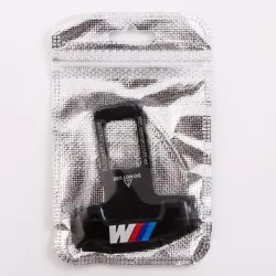 Застібка ременя безпеки заглушка метал. чорна BMW M