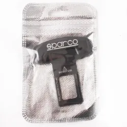 Застібка ременя безпеки заглушка метал. чорна Sparco