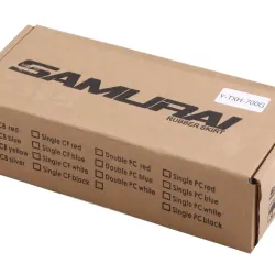 Молдинг бампера "Samurai" карбон 5*260см (скотч 3M)