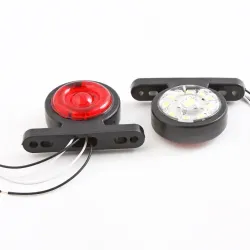 Ліхтар габаритний бічний чебурашка 7см LED червоний/білий (2 шт.)