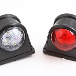 Ліхтар габаритний бічний чебурашка 8см LED червоний/білий (2 шт.)