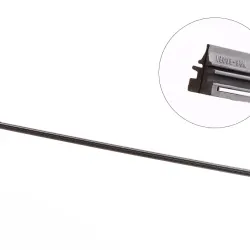 Гумка щітки каркас. склоочисника 60 см 24" з метал. направляючою "Carway" Premium