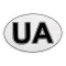 Наклейка UA 12*18см