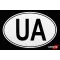 Наклейка UA 7*10см