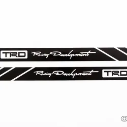 Наклейка бічна "TRD Racing Development" чорний/срібл. 5*55см (2 шт.)
