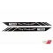 Наклейка бічна "TRD Racing Development" чорний/срібл. 5*55см (2 шт.)