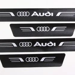 Захисна плівка на пороги Audi чорний карбон "Автограф" (4 шт.)